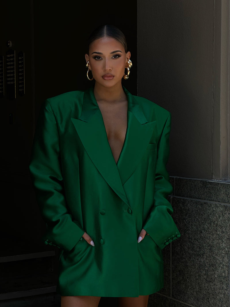 JG Jacket Dress Emerald Green