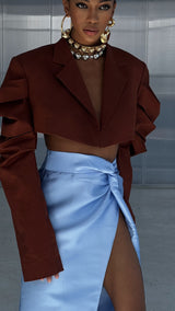 Nina Tulum Long Skirt Baby Blue