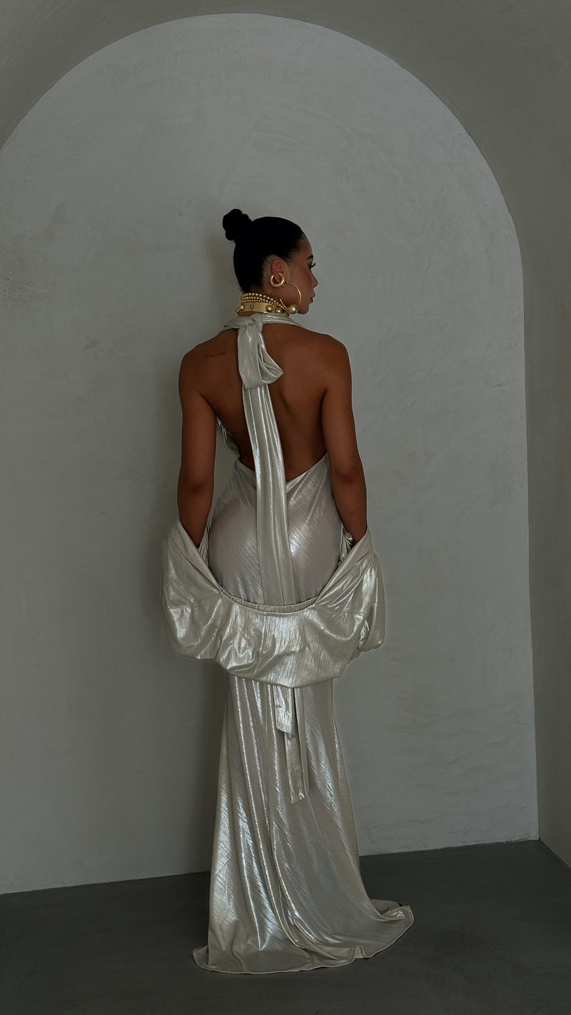 The Acqua Dress Silver