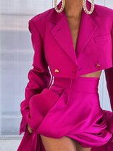 La Sola Skirt Fuchsia Pink