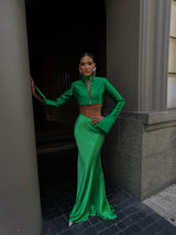 Florentina Skirt Peacock Green