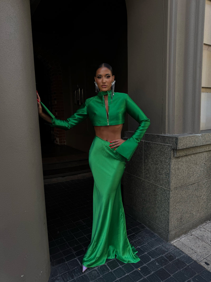 Florentina Skirt Peacock Green