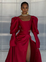 La Sola Skirt Royal Red