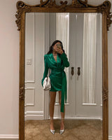 Amore Jacket Dress Emerald Green