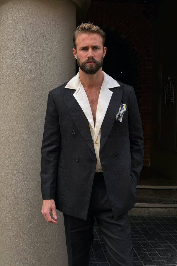 Miami Silk Shirt Ivory White