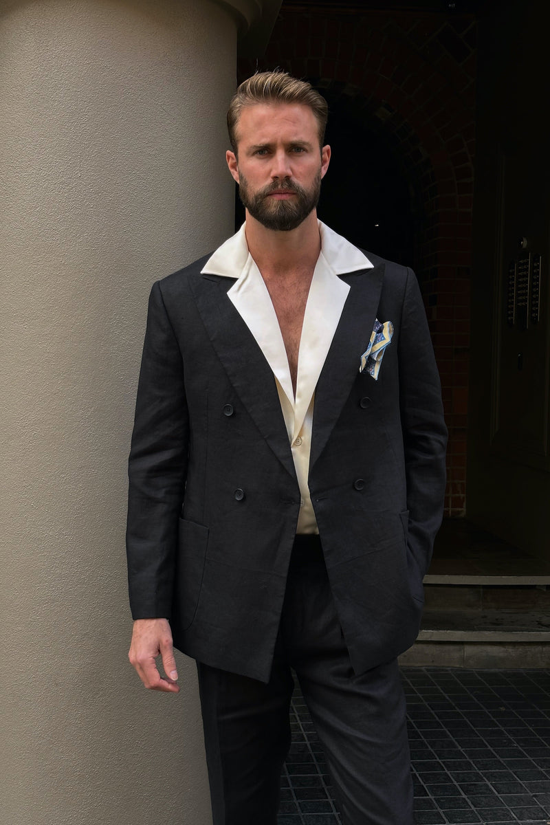 Miami Silk Shirt Ivory White