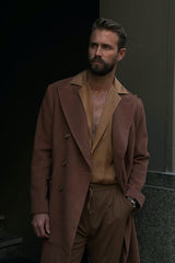 Miami Silk Shirt Brown