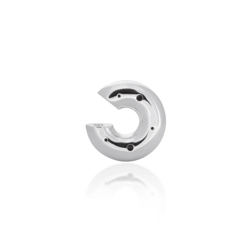 Paula Mendoza Medium Moon Earcuff Silver