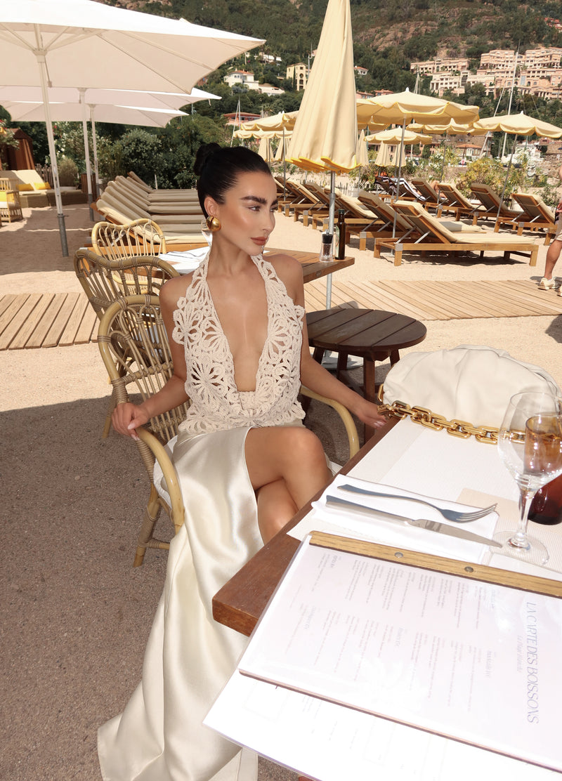 Nina Tulum Long Skirt Ivory