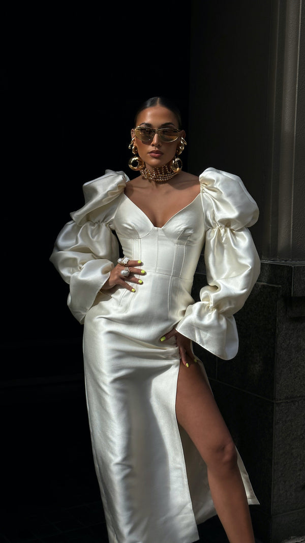 Solarino Dress Ivory