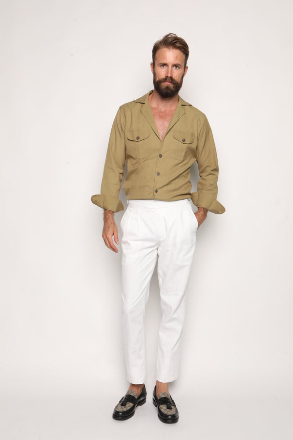 Massimo Safari Shirt Jacket Camel