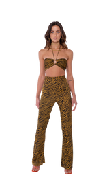 Tulum Bralette Gold Zebra