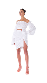 Gitana Top White Linen