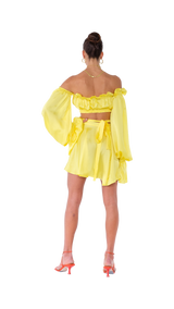 Palermo Wrap Skirt Yellow
