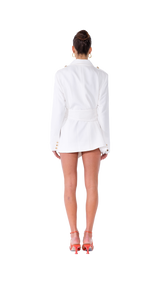 Gloria Safari Jacket White