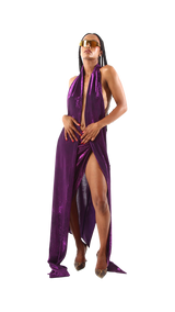 Exclusive Long Skirt Purple
