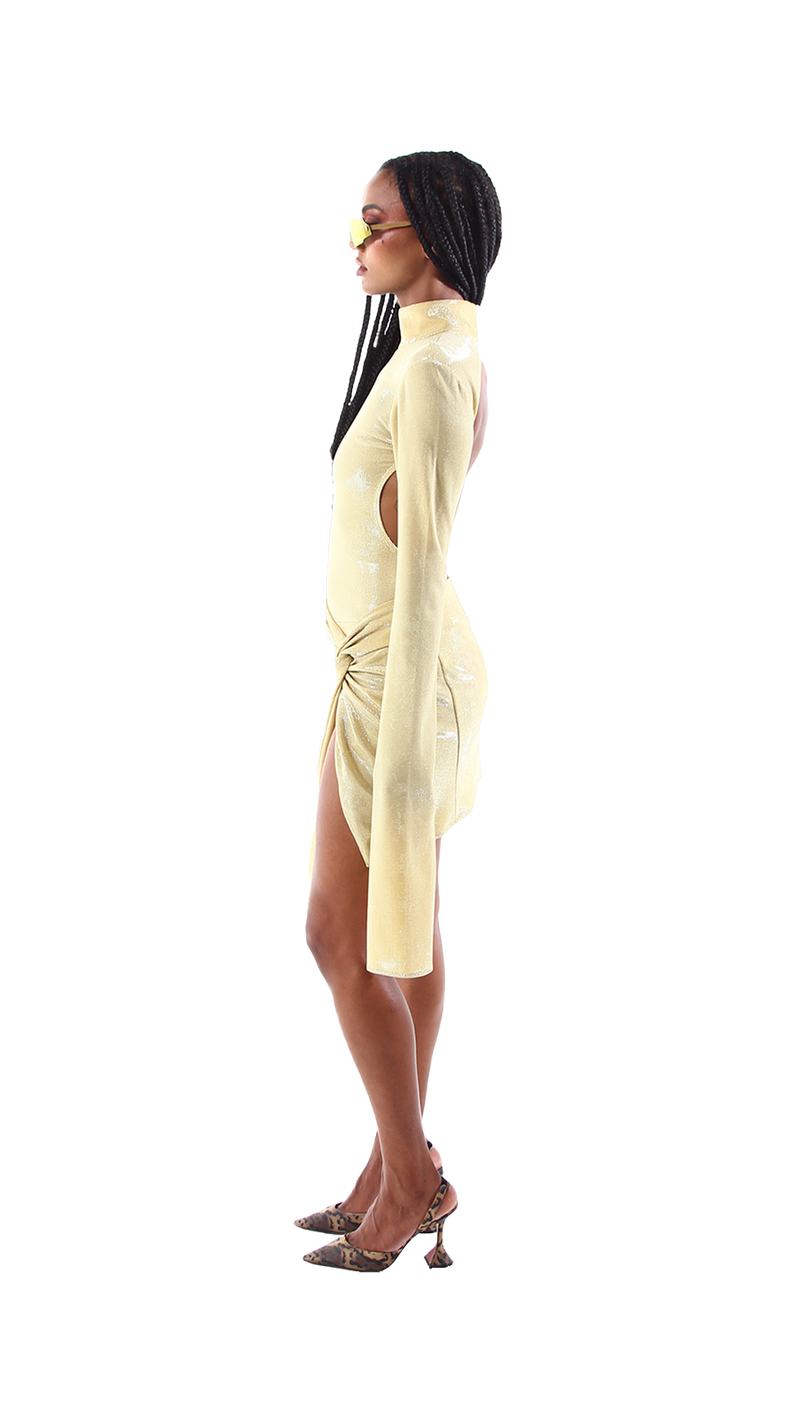 Exclusive Mini Skirt Gold