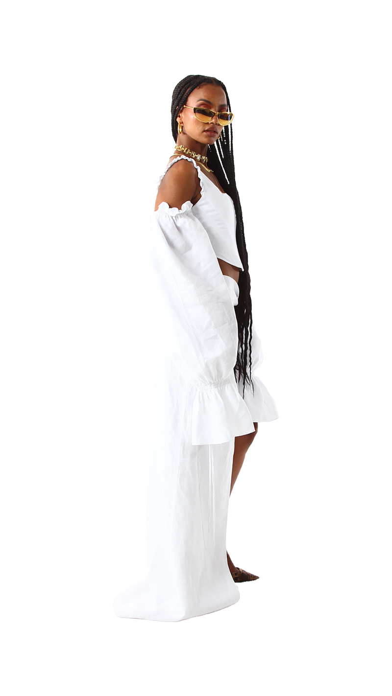 Tulum Skirt Long white