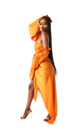 Mykonos Wrap Skirt Burnt Orange