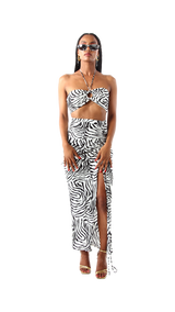 Tulum Bralette White Tiger