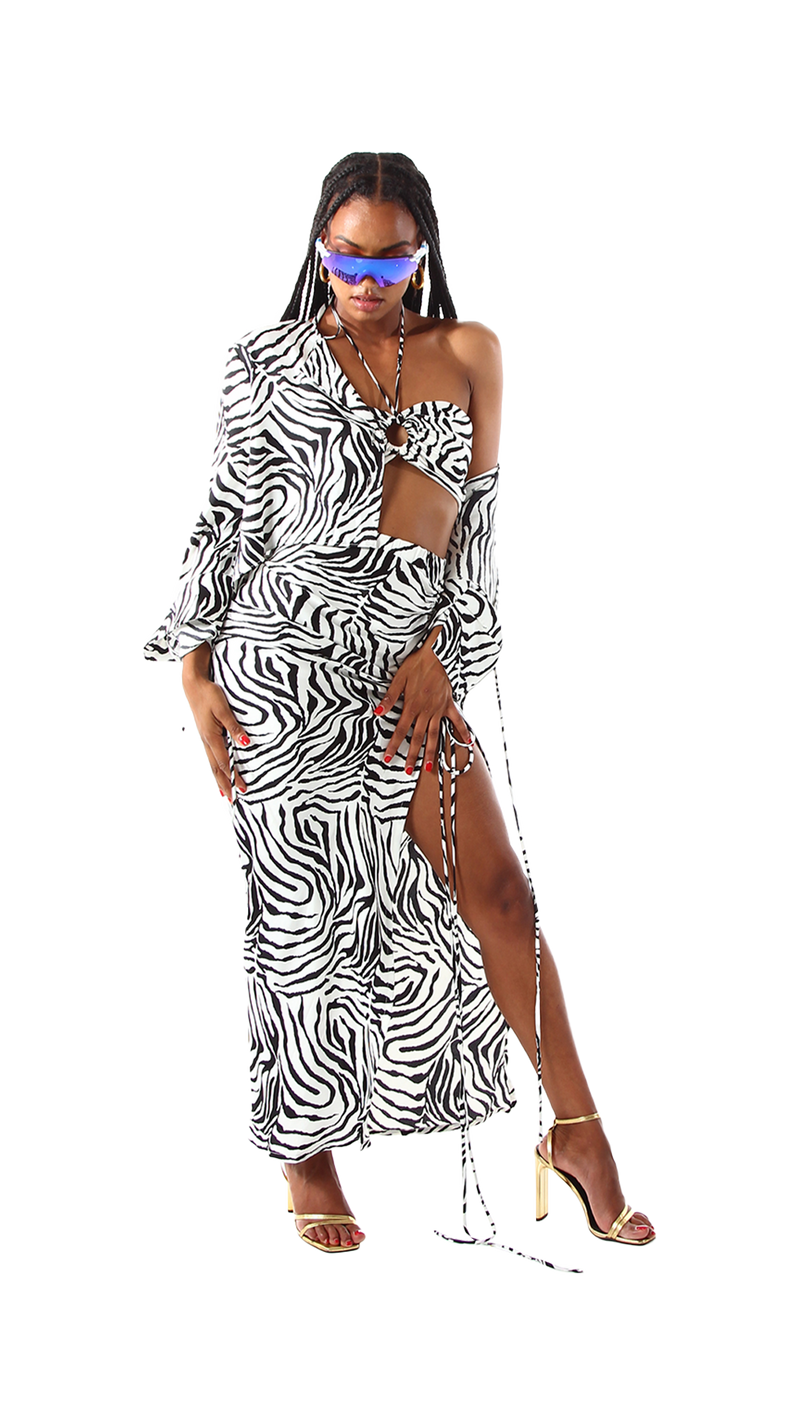 Tulum Bralette White Tiger