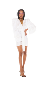 Tulum Mini Dress White Silk