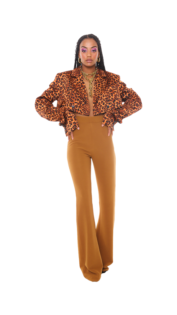 Tulum Flare Pants Brown