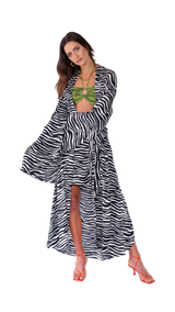 Tulum Mini Skirt Zebra