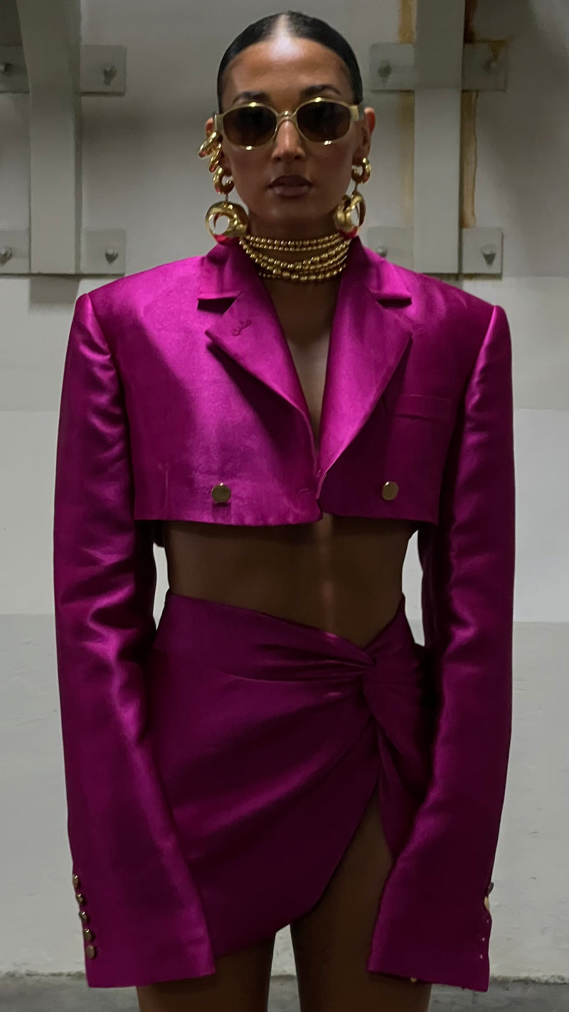 Femme Fatale Box Uomo Jacket Pink Fuchsia