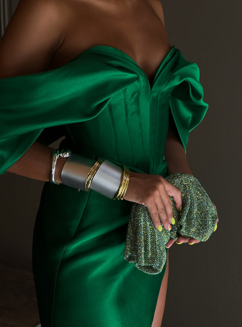 Nina Corset Emerald Green